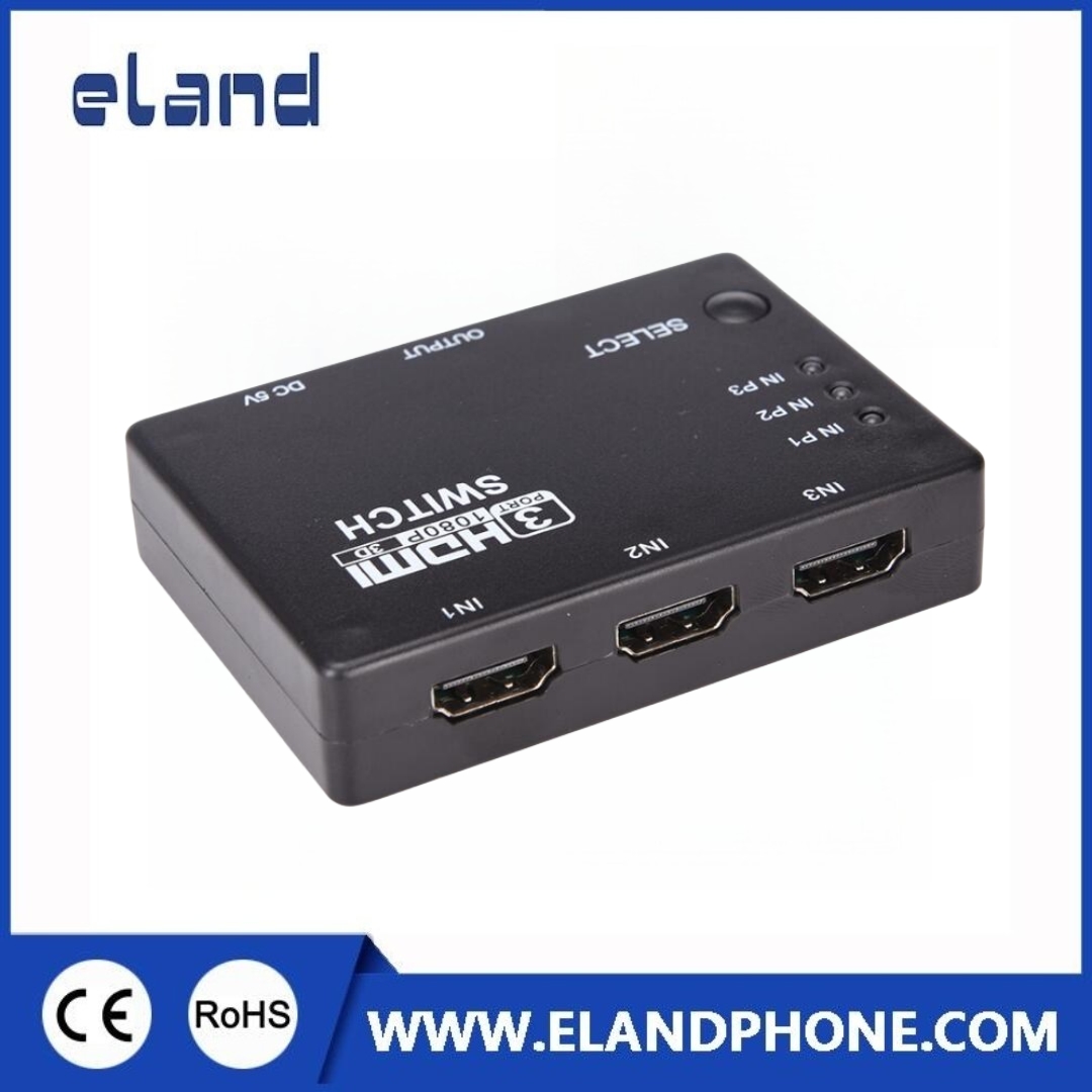 EL-A305 3X1 1080P HDMI Switch with IR Remote