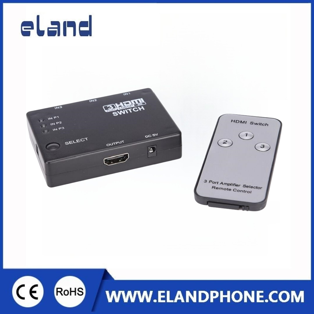 EL-A305 3X1 1080P HDMI Switch with IR Remote