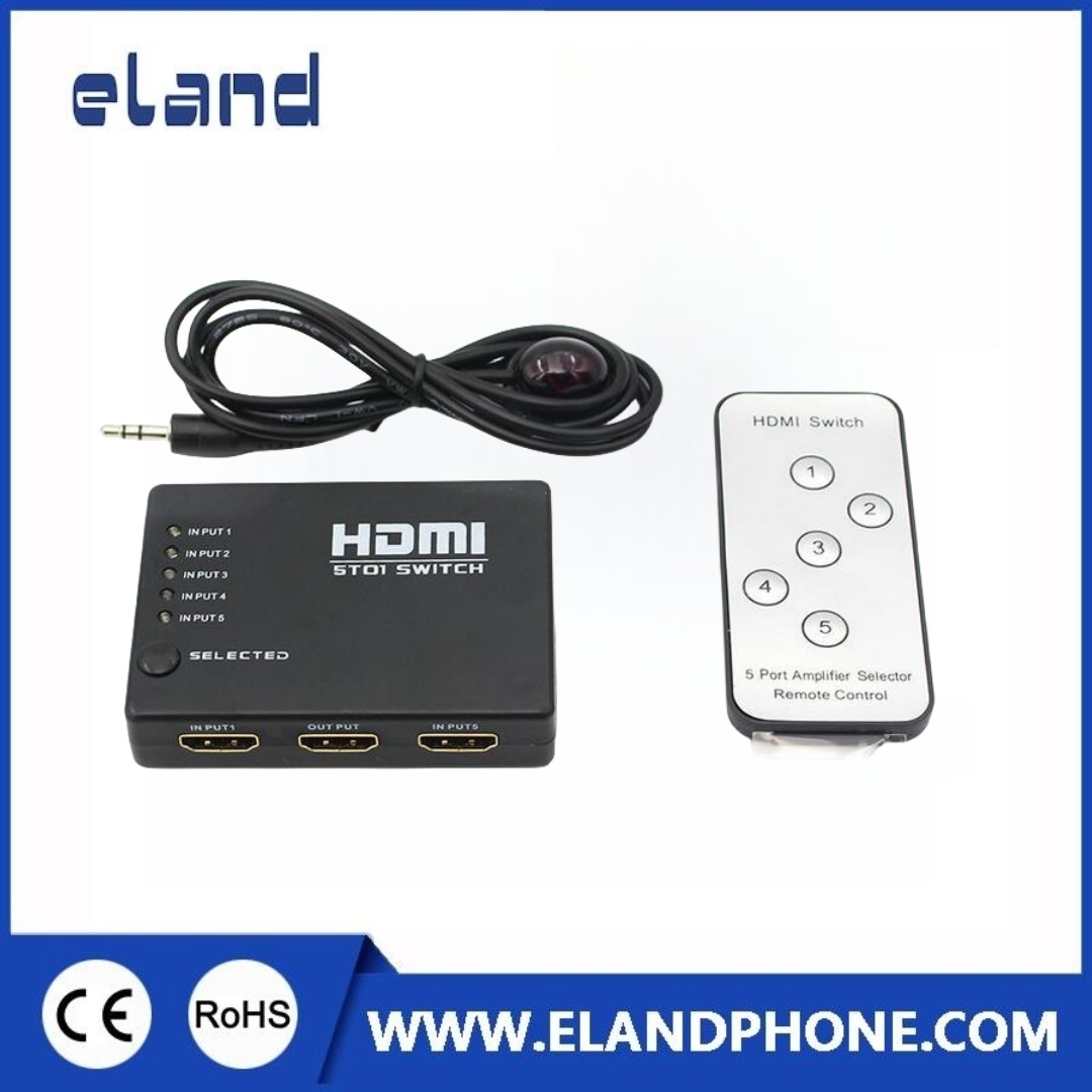 EL-A307 5X1 1080P HDMI Switch with IR Remote