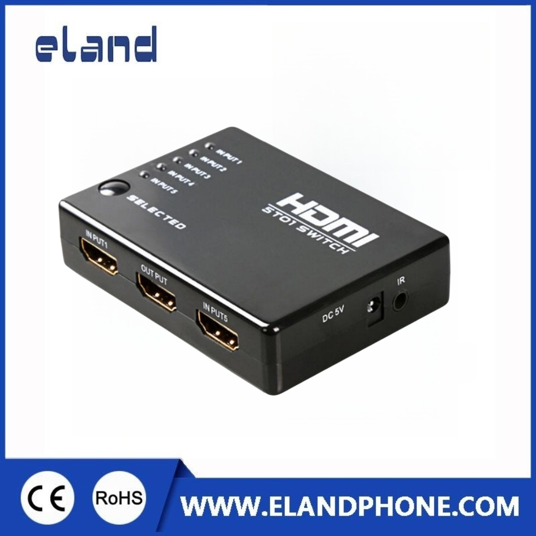 EL-A307 5X1 1080P HDMI Switch with IR Remote