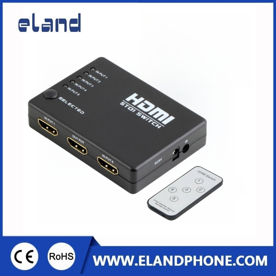 EL-A307 5X1 1080P HDMI Switch with IR Remote