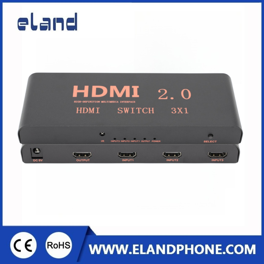 EL-A308K 3X1 V2.0 HDMI Switch 