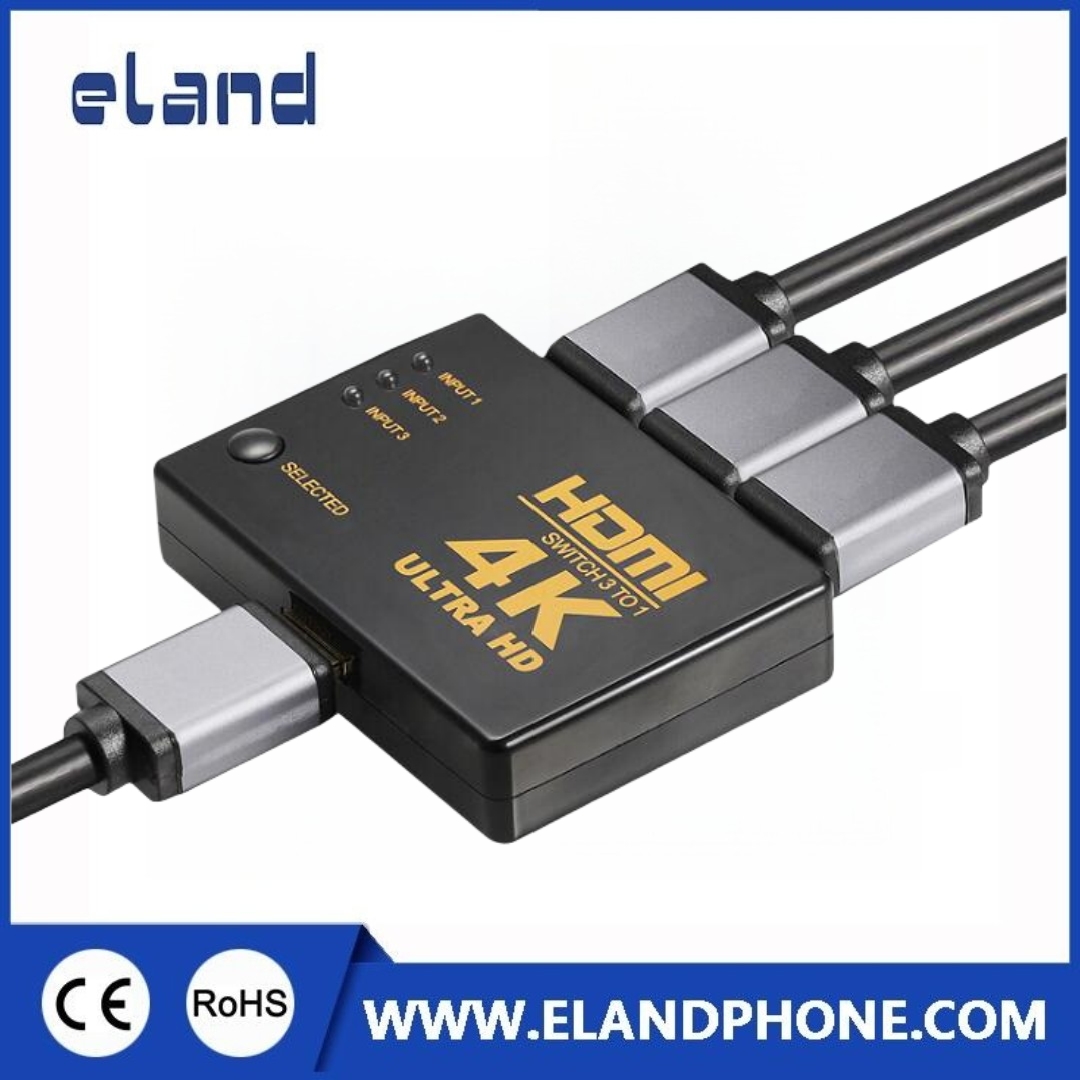 EL-A312 3X1 4K*2K HDMI Switch with IR Remote